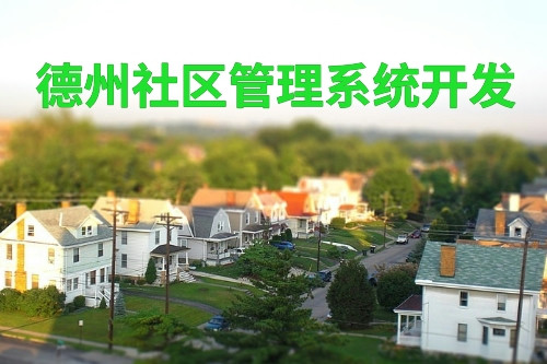 德州社區(qū)管理系統(tǒng)開發(fā)