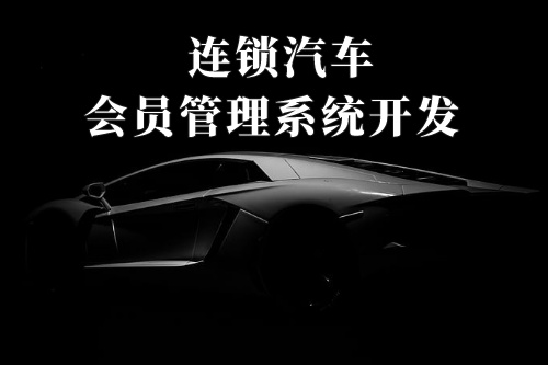 德州連鎖汽車會員管理系統開發(圖1)